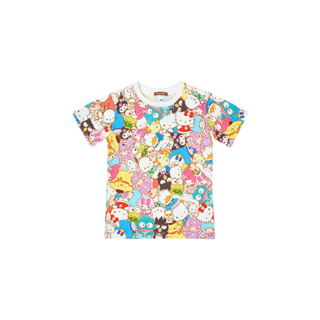 Tシャツ(総柄デザイン) 130｜サンリオピューロランド
