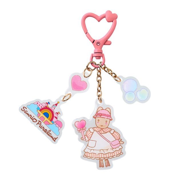 パークシチュエーションシリーズ カラフルハートキーホルダー(マロン