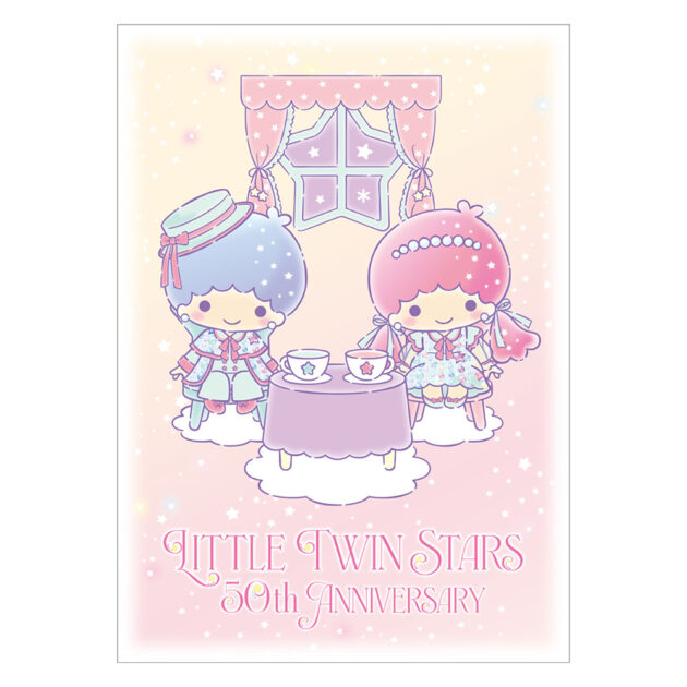 LITTLE TWIN STARS 50th ANNIVERSARY ポストカード(ルーム)｜サンリオ