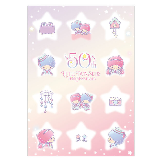 LITTLE TWIN STARS 50th ANNIVERSARY ポストカード(星