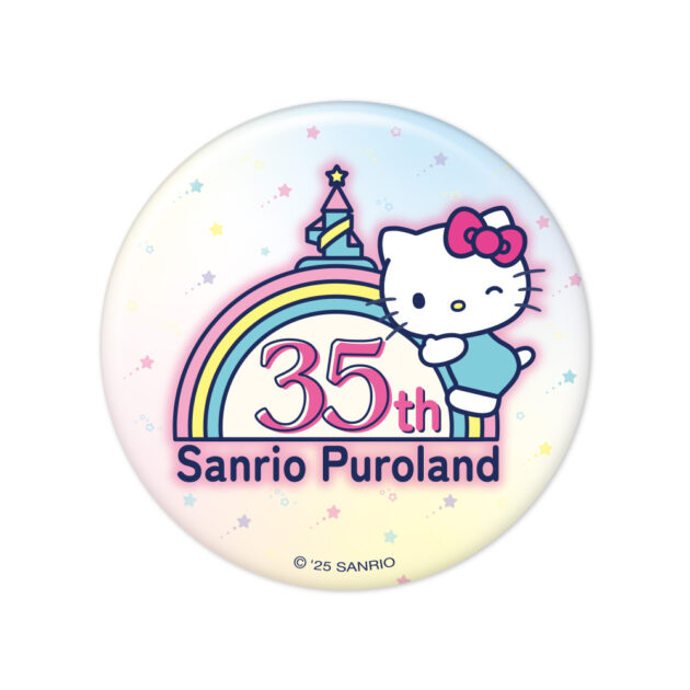 Sanrio Puroland 35th Anniversary 缶バッジ｜サンリオピューロランド