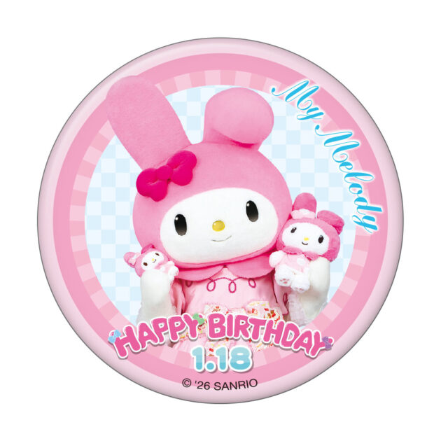 マイメロディ バースデーグッズ ホログラム缶バッジ｜サンリオ