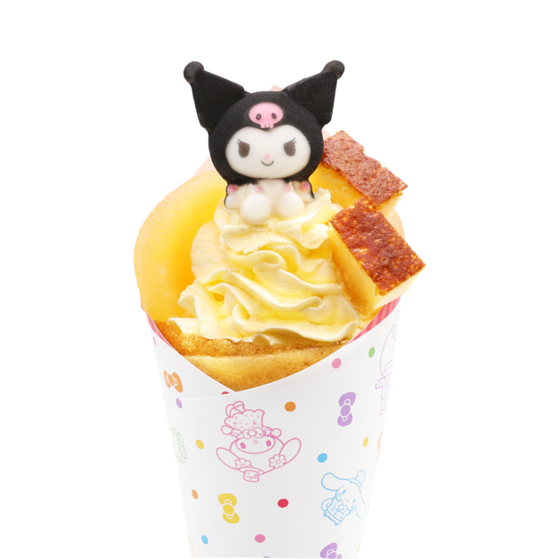 クロミのチーズケーキとハニーマスカルポーネクレープ｜サンリオ