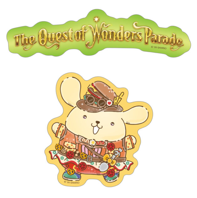 The Quest of Wonders Paradeシリーズ ステッカーセット(ポムポム