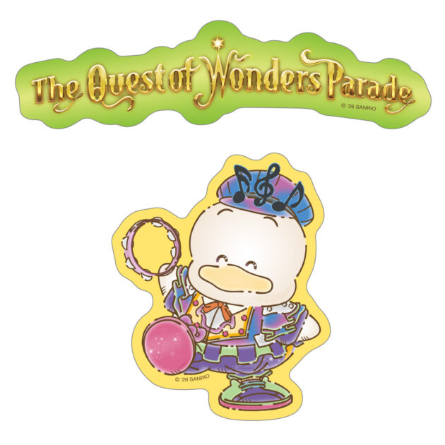 The Quest of Wonders Paradeシリーズ ステッカーセット(あひるの