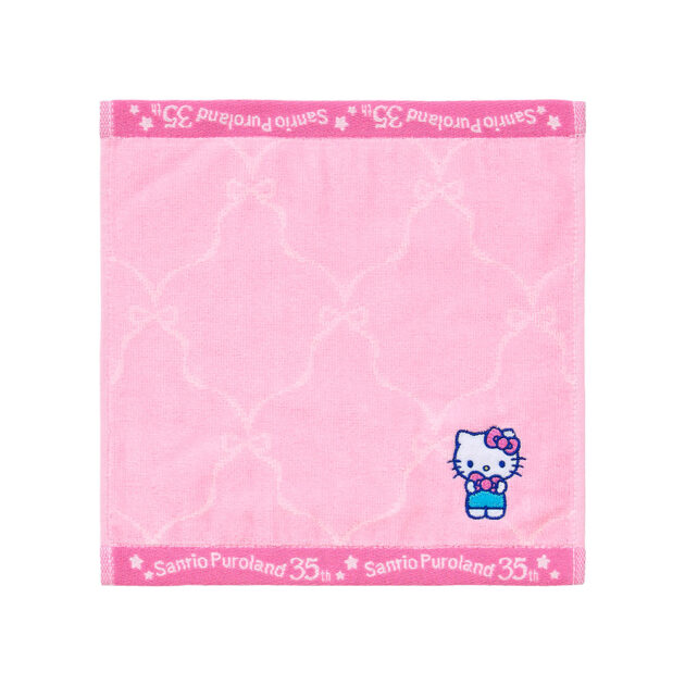 Sanrio Puroland 35th Anniversary ミニタオル(ハローキティ