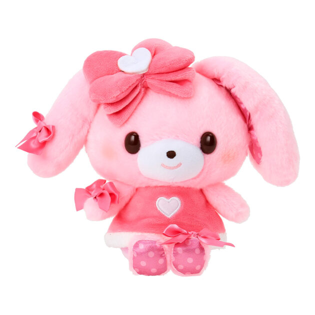ワンポイントハートシリーズ ぬいぐるみS(ぼんぼんりぼん)｜サンリオ